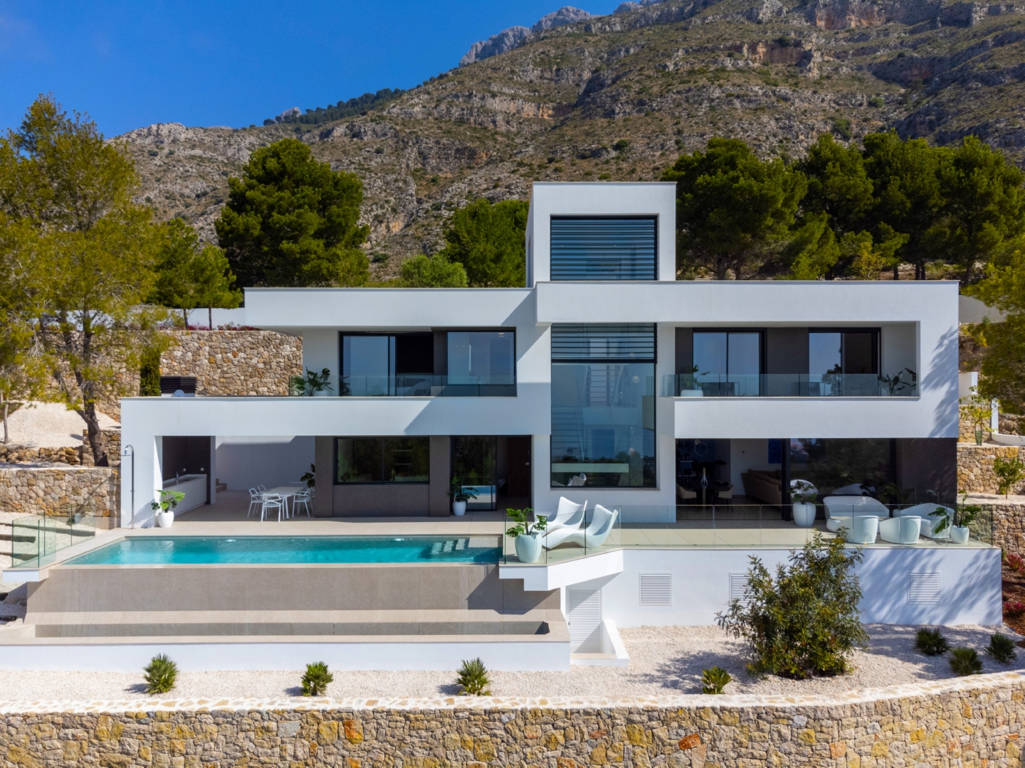 Elegantti moderni huvila, jossa on panoraamanäkymät Altea Hillsissä - Main Image